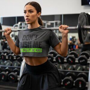 Don't Rush me... Cropped t-shirt